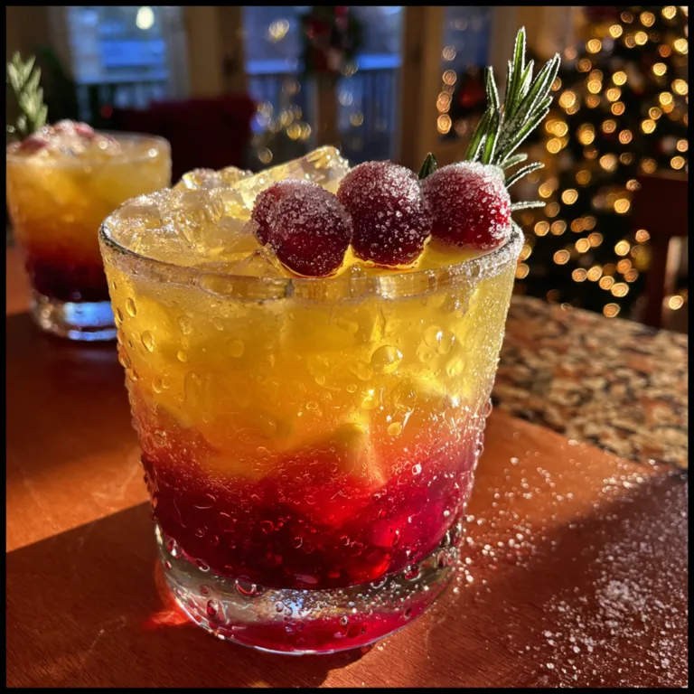 Pineapple Cranberry Christmas Drink Recipe