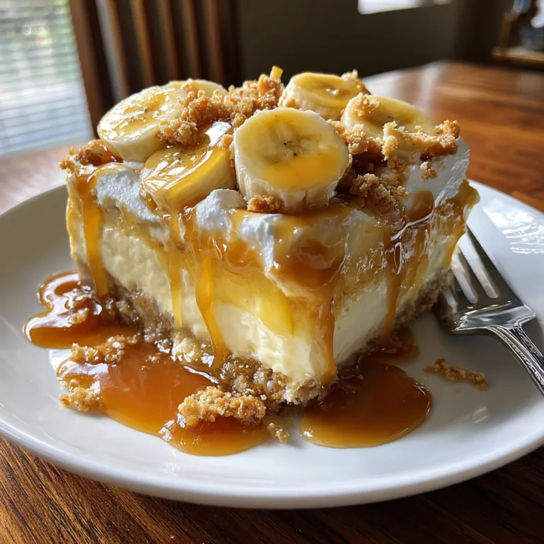 Banana Pudding Cheesecake Squares Recipe