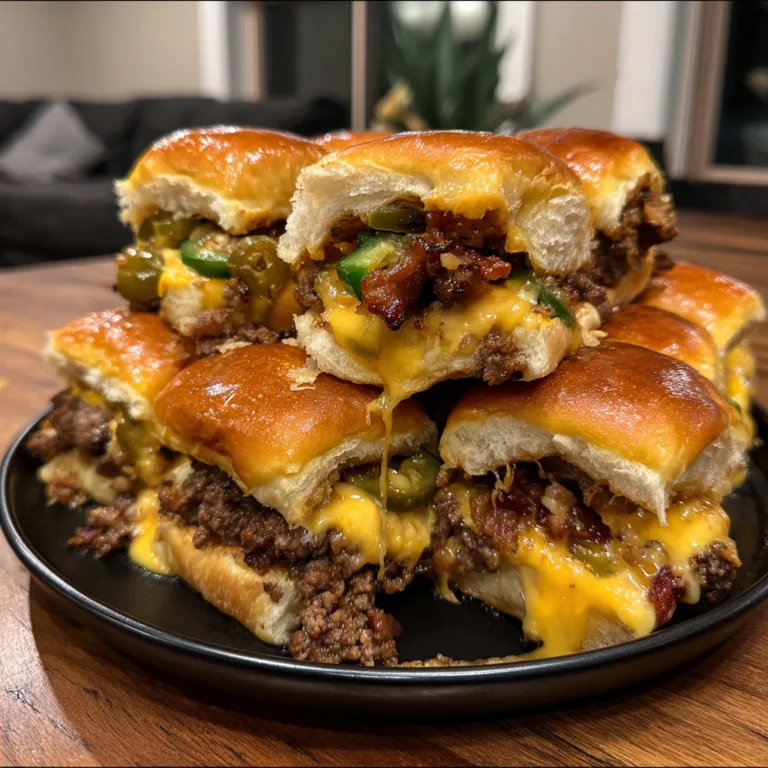 Loaded Jalapeño Sliders