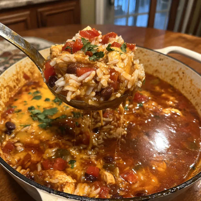 Chicken Fajita Rice Soup