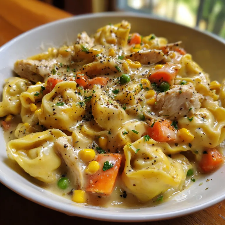 Cheddar Pot Pie Tortellini
