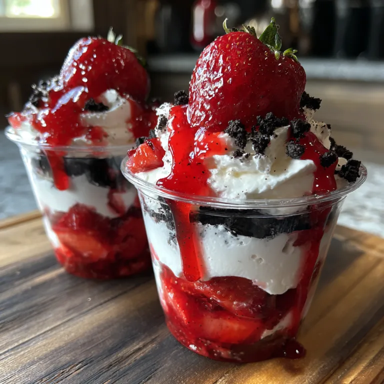 Strawberry Oreo Cheesecake Cup Recipe