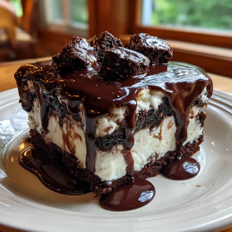 Ultimate Frozen Brownie Ice Cream Cake