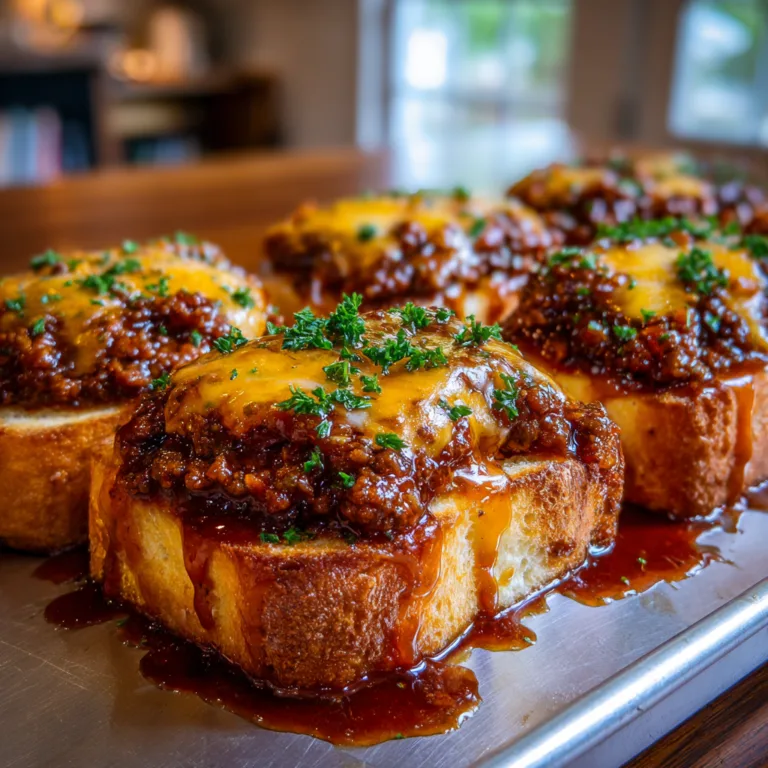 Cheesy Texas Toast Sloppy Joes: The Ultimate Comfort Dinner