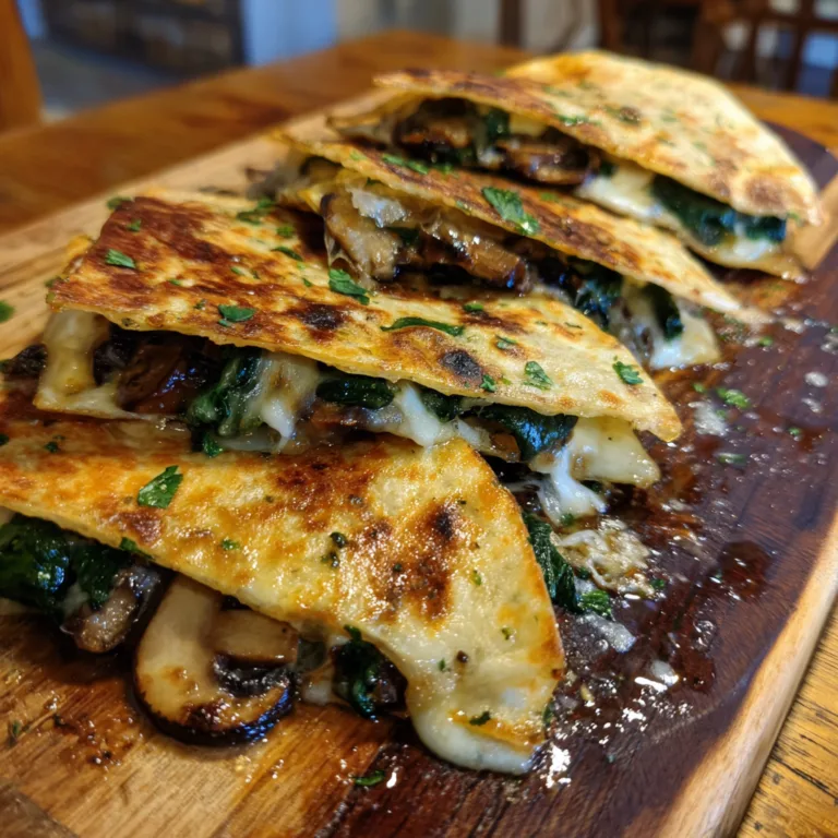 Baked Spinach Quesadillas