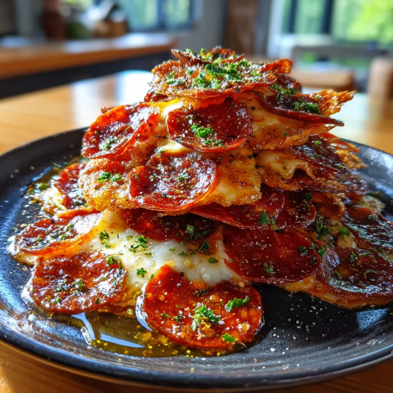 Pepperoni Cheese Crisps