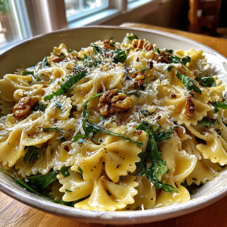 Lemon Arugula Pasta