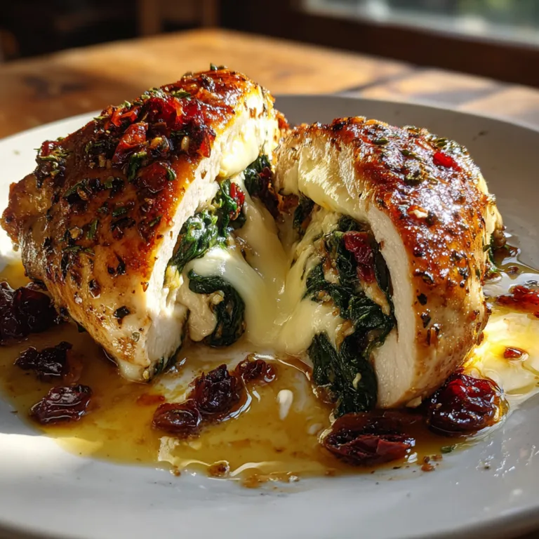 Cranberry Brie Stuffed Chicken