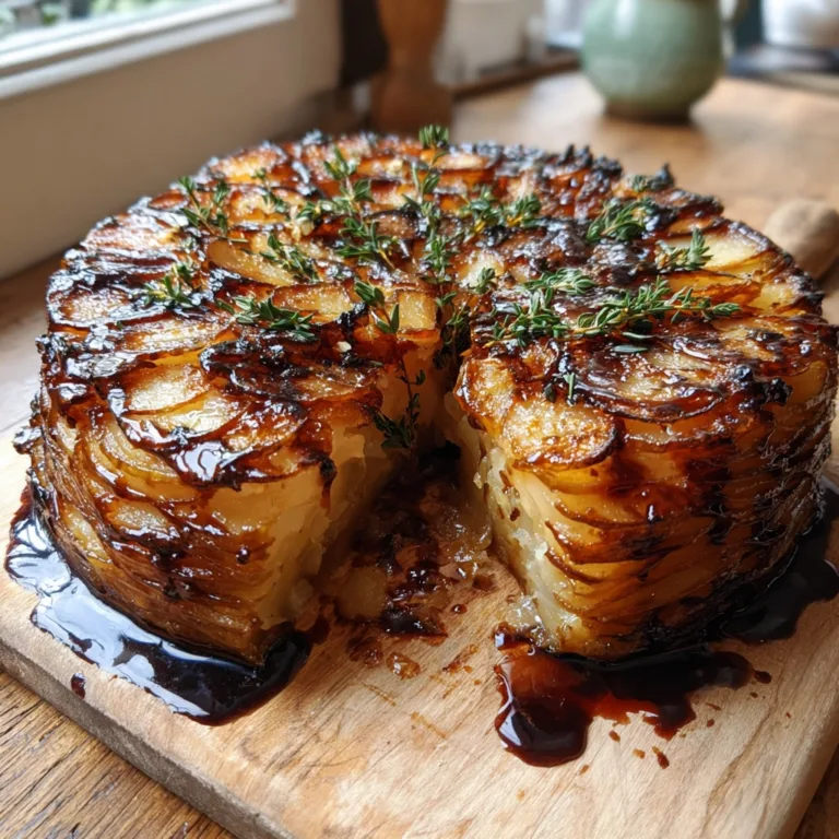 Balsamic Thyme Potato Torte