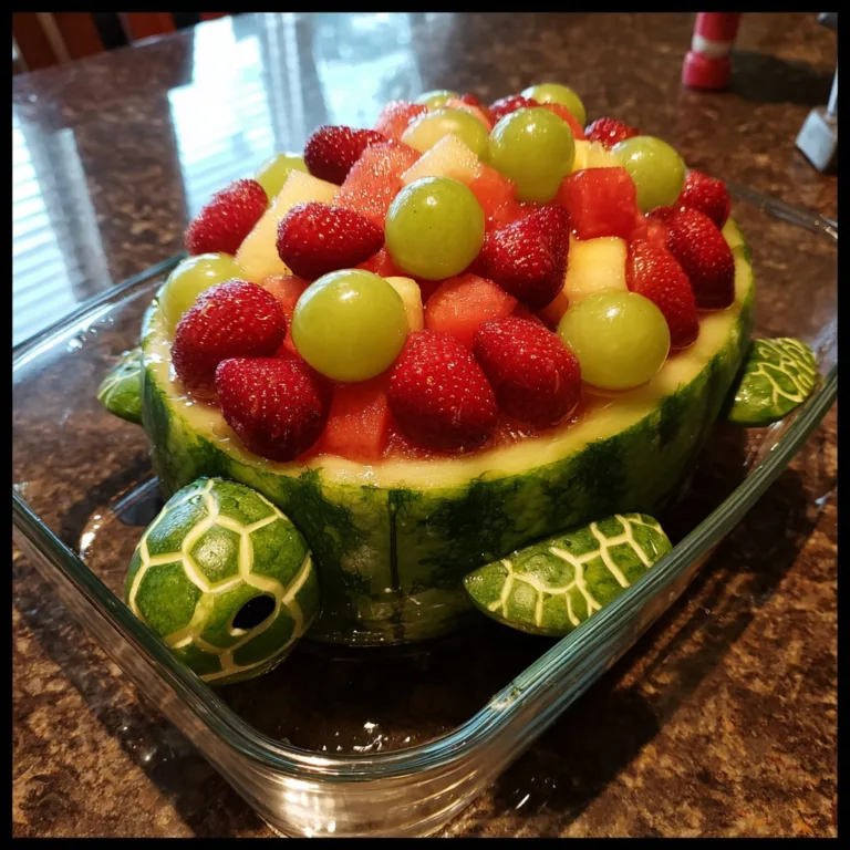 Watermelon Turtle Fruit Bowl