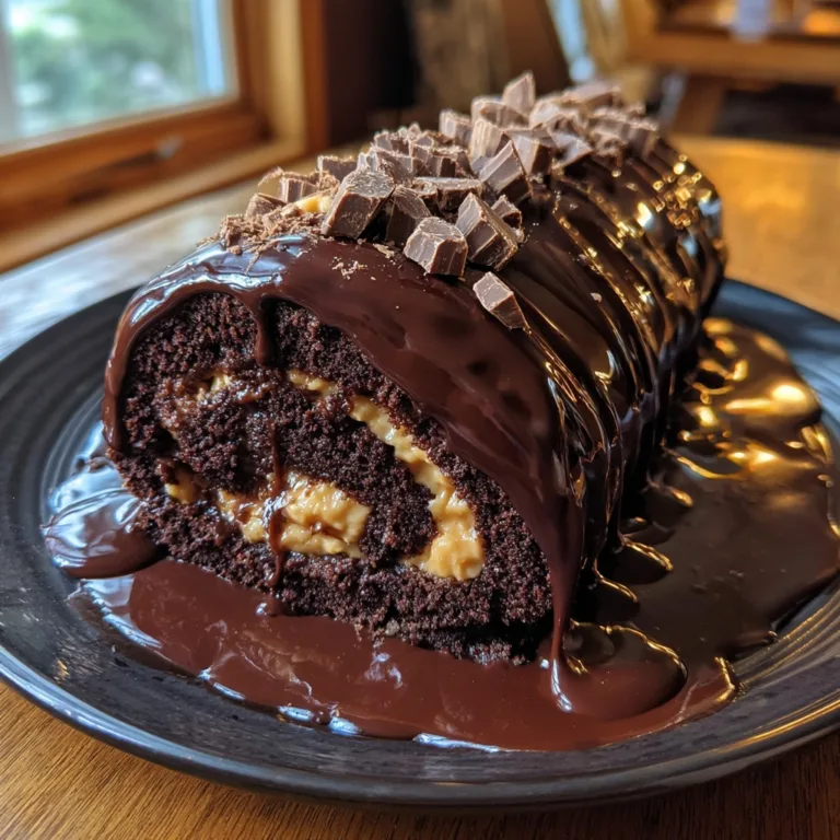 Peanut Butter Chocolate Roll