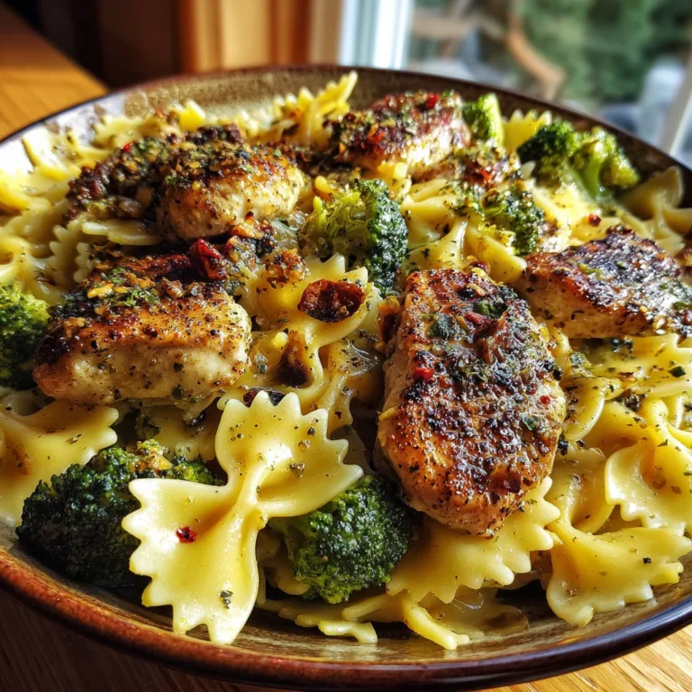Cowboy Chicken Bowtie Pasta