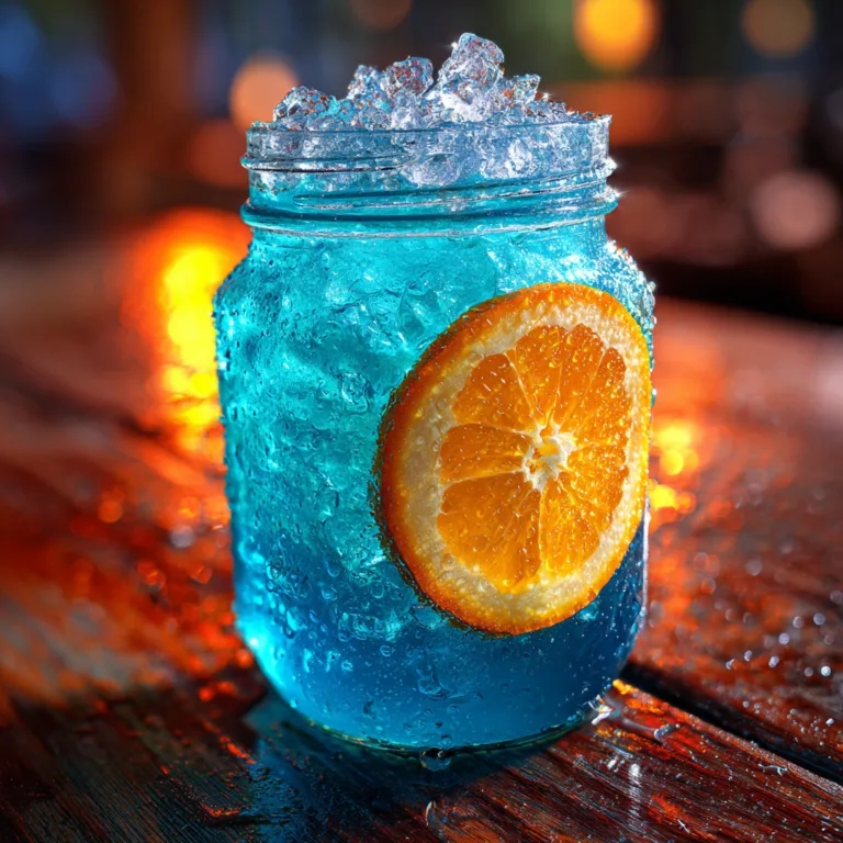 Blue Inferno Cocktail