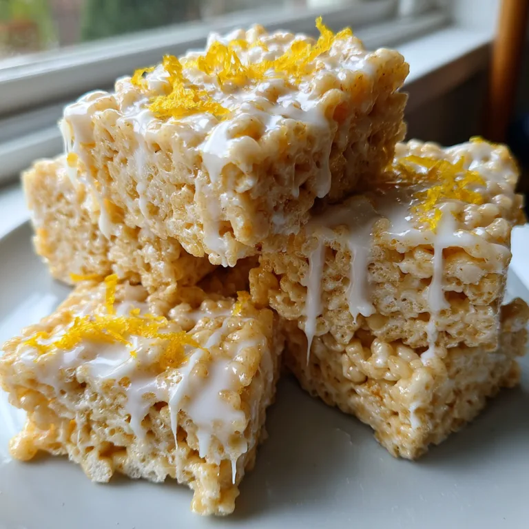 Lemon Rice Krispy Treats