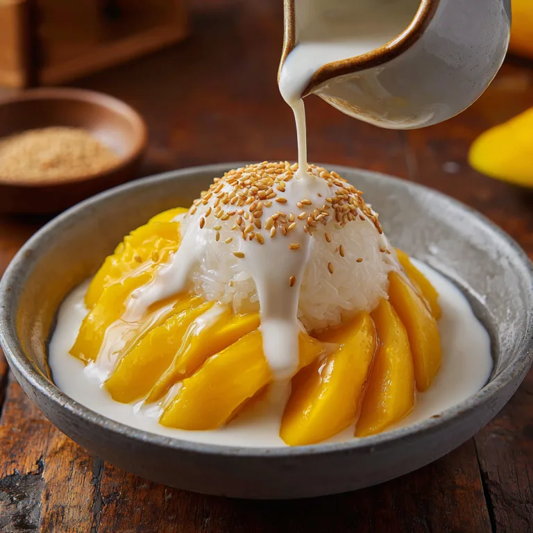 Rice Cooker Mango Sticky Rice