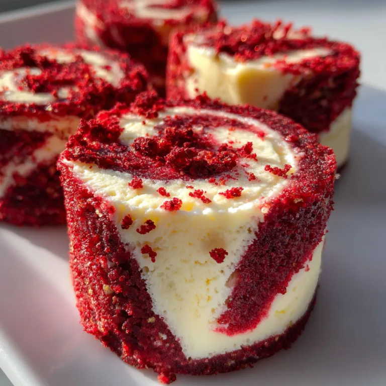 Red Velvet Mini Cake Rolls