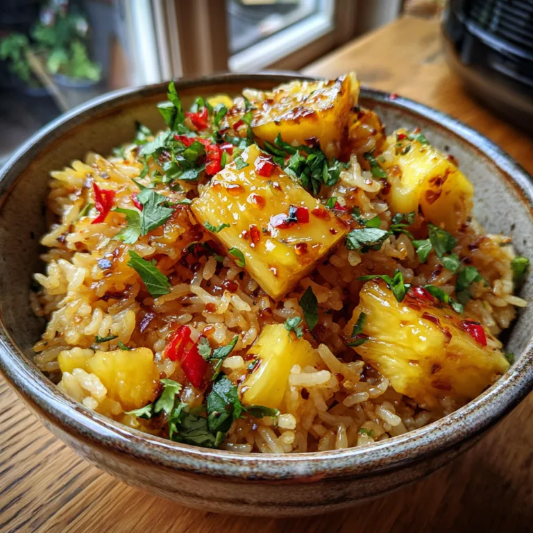 Spicy Pineapple Fried Rice