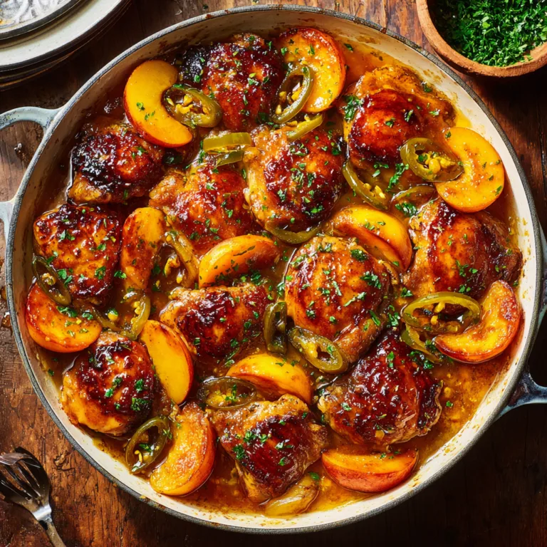 Jalapeno Peach Chicken