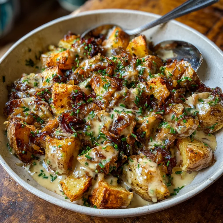 French Onion Potato Salad