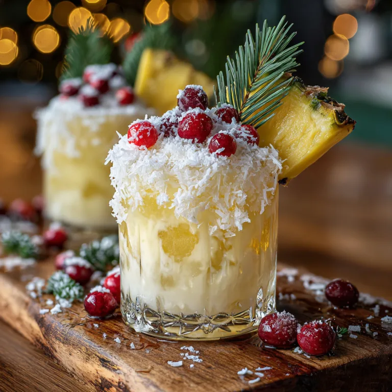 Snowy Pineapple Punch