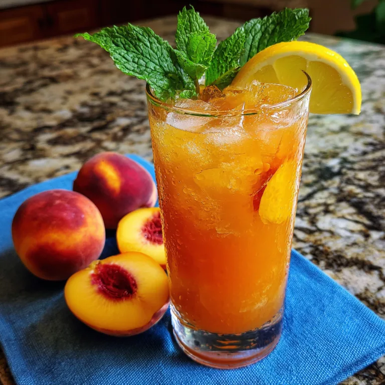 Sweet Peach Lemonade