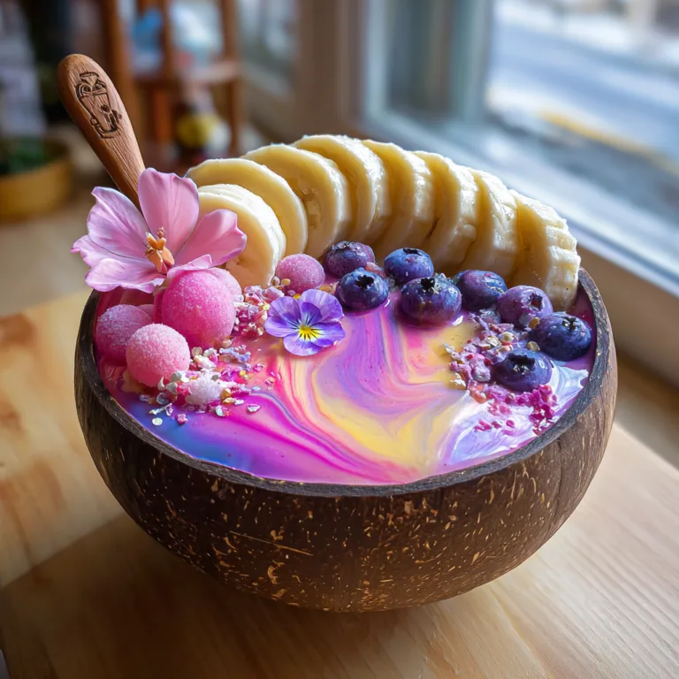 Pastel Swirl Smoothie Bowl