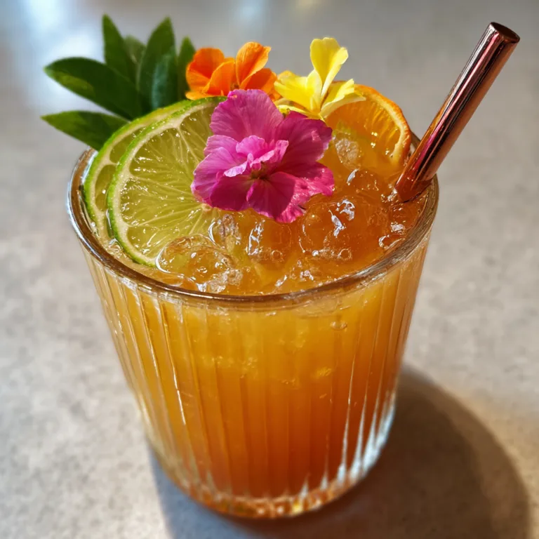 Tropical Citrus Sunrise
