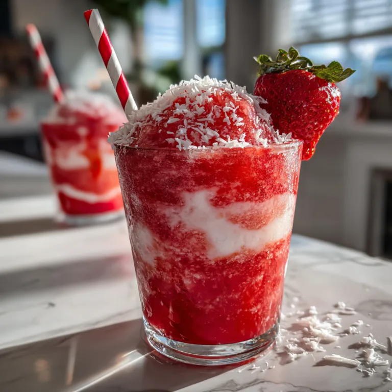 Strawberry Coconut Daiquiri