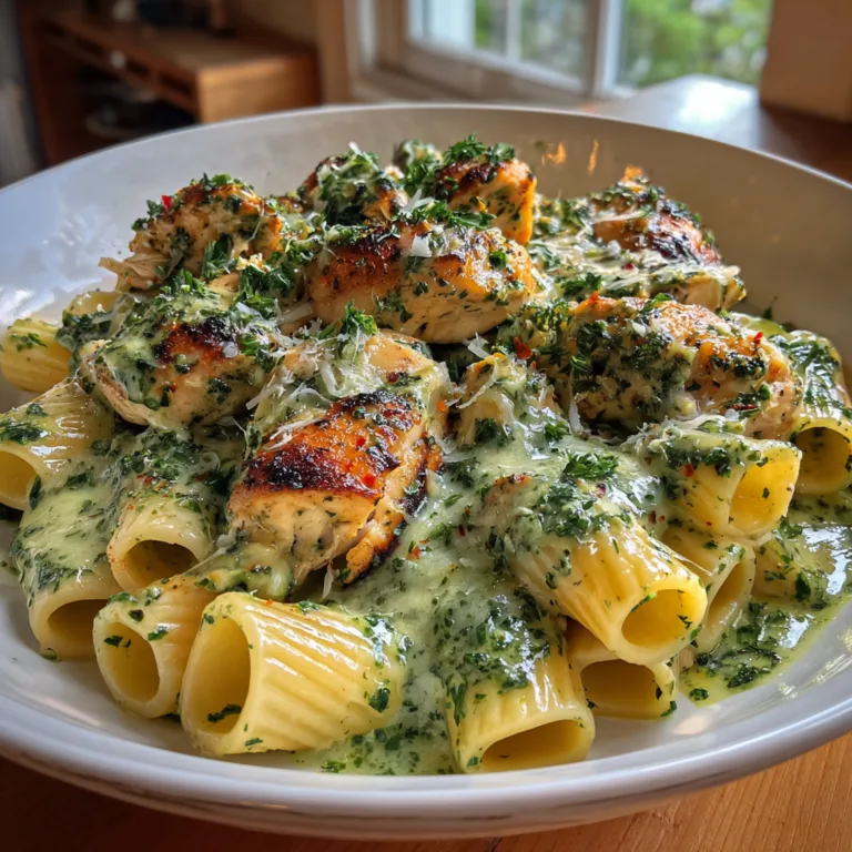 Creamy Pesto Chicken Bake