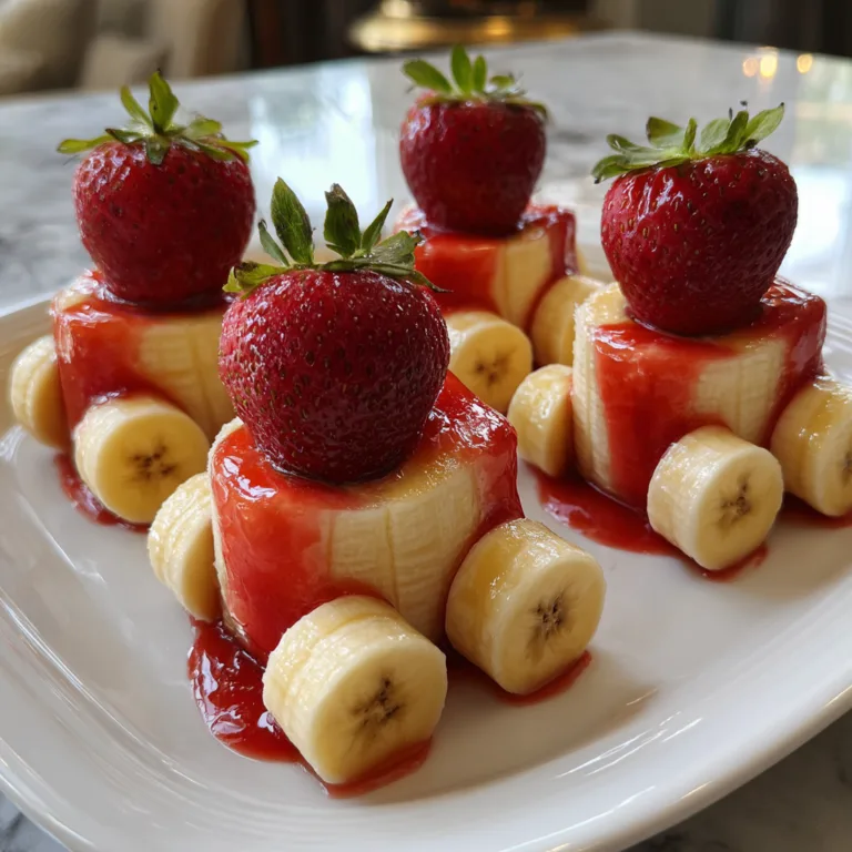 Banana Strawberry Fruit Cars