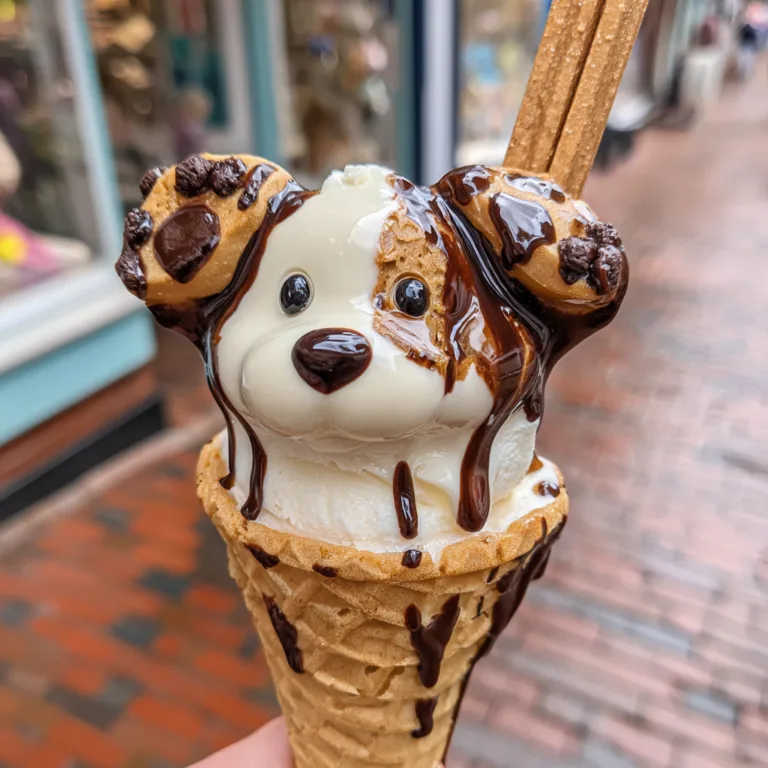 Cartoon Puppy Ice Cream