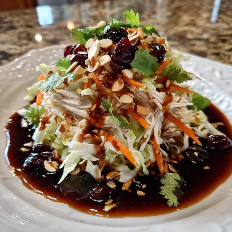 Asian Chicken Cranberry Salad