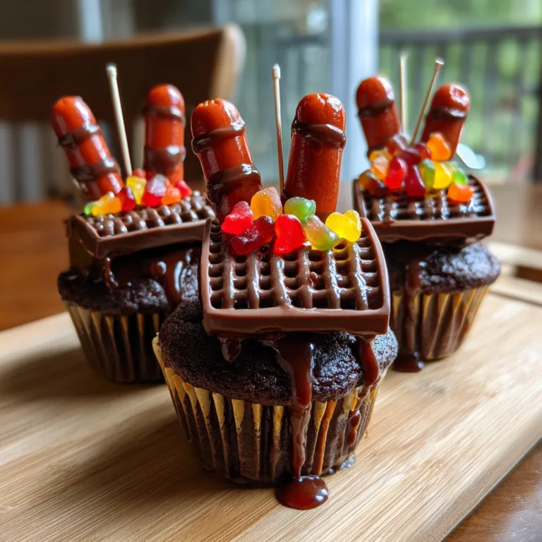 BBQ Grill Cupcakes