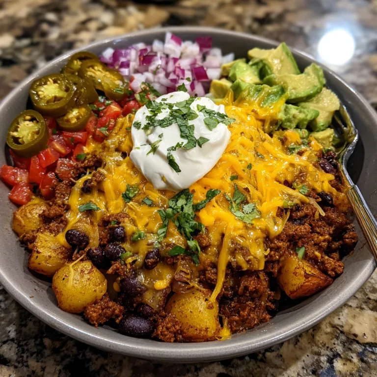 Loaded Potato Taco Bowl