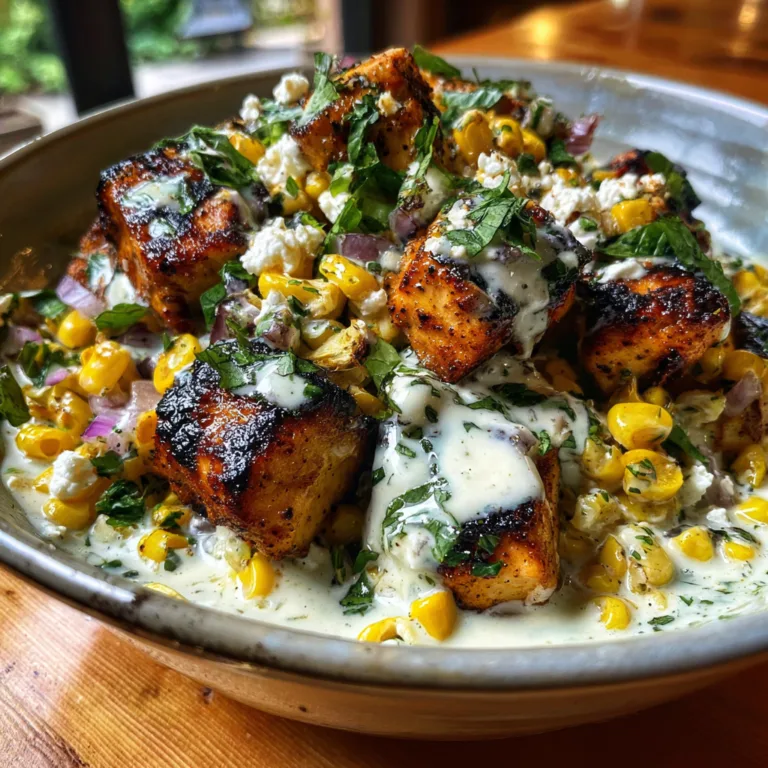 Protein Corn Chicken Bowl