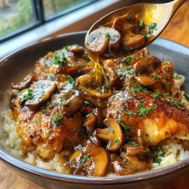 Chicken Marsala Orzo Recipe