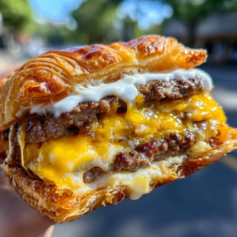 Croissant Smash Burger