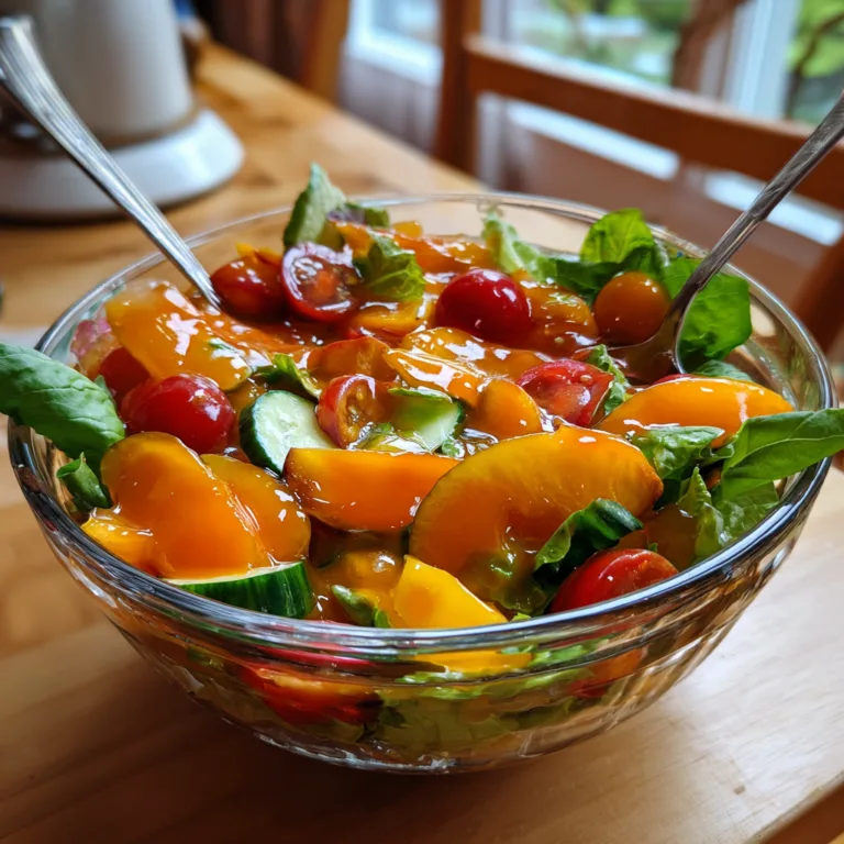 Peach Honey Vinaigrette