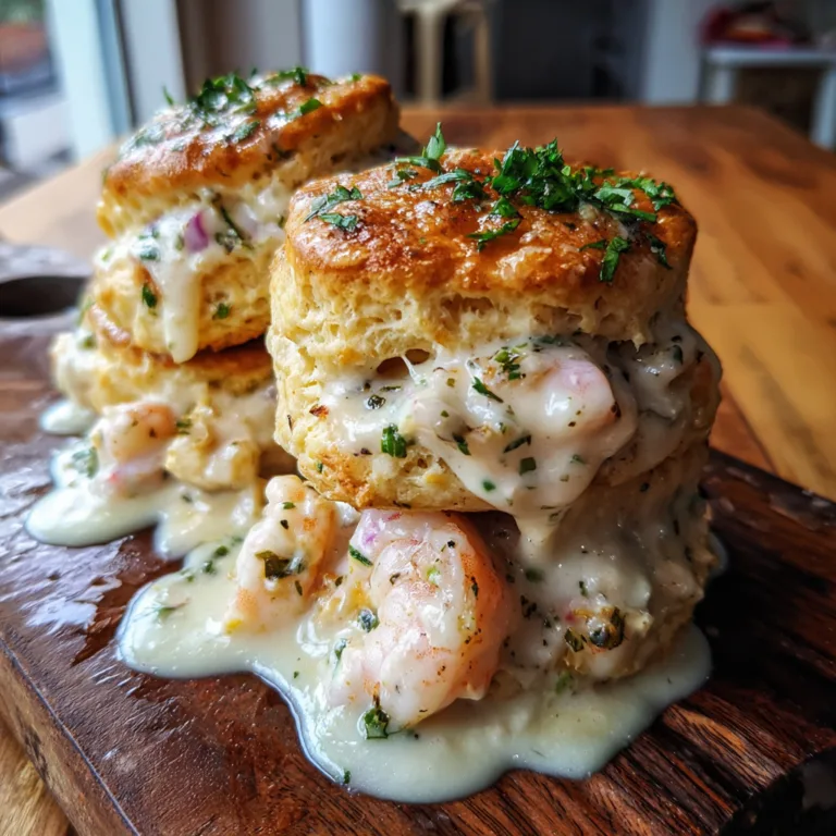Shrimp Crab Biscuit Melts