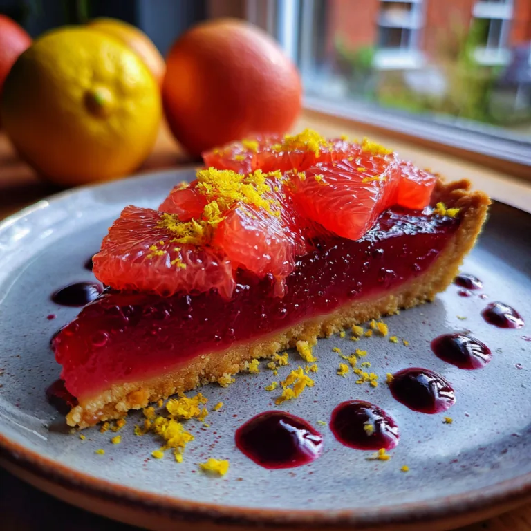 Pink Citrus Tart
