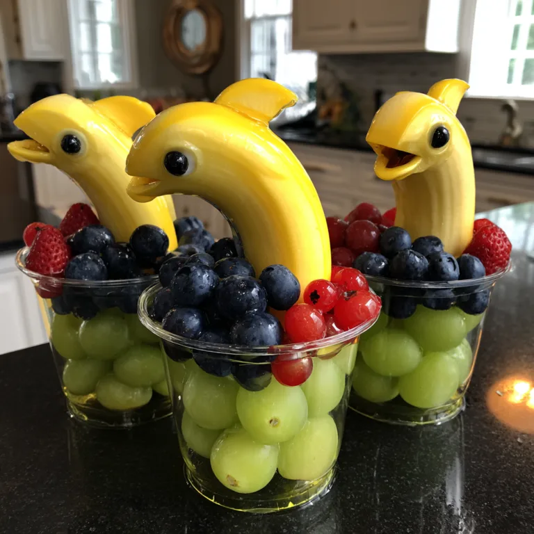 Dolphin Banana Fruit Cups