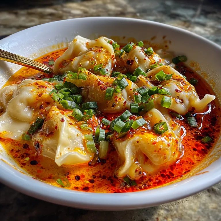 Thai Curry Dumpling Soup