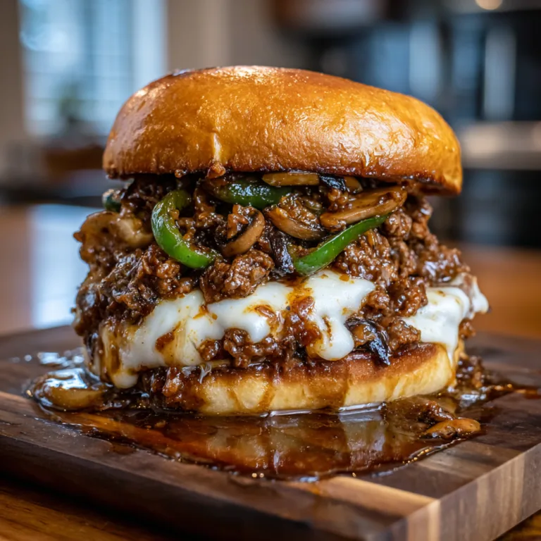 Philly Cheesesteak Sloppy Joes