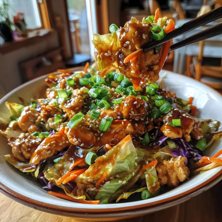 Chicken Egg Roll Bowl