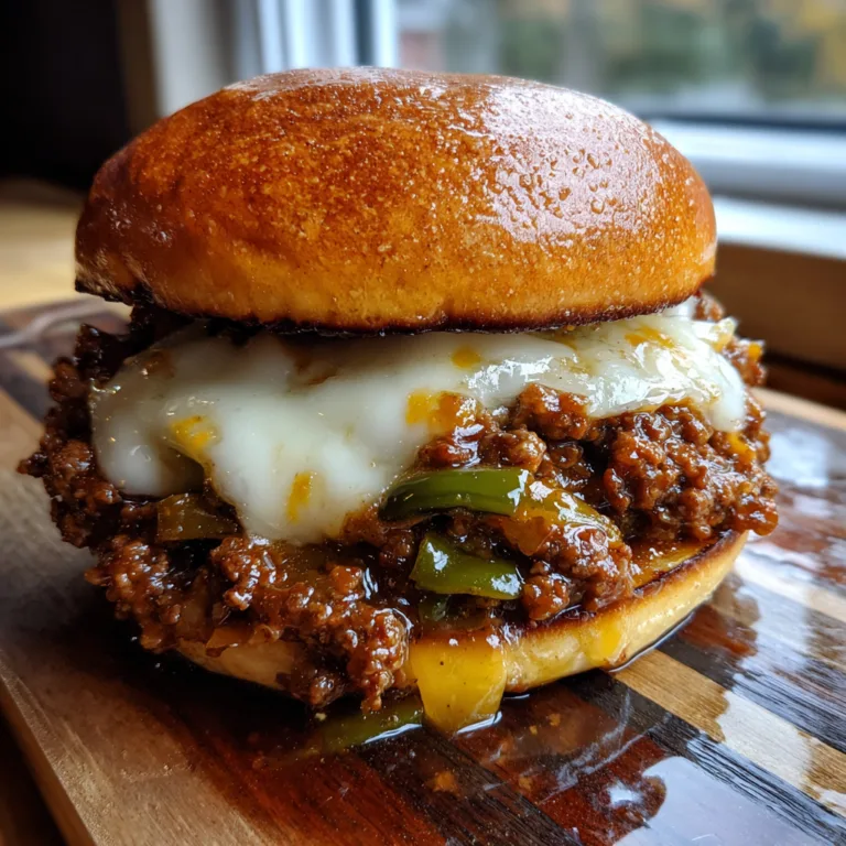 Cheesesteak Sloppy Joes