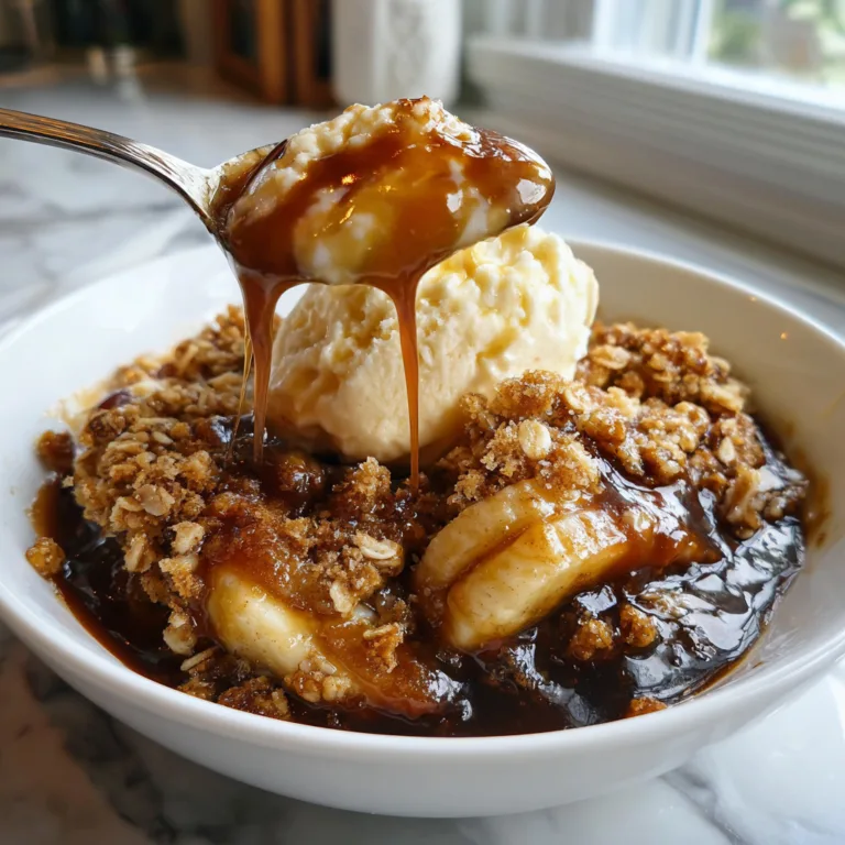 Bananas Foster Crisp