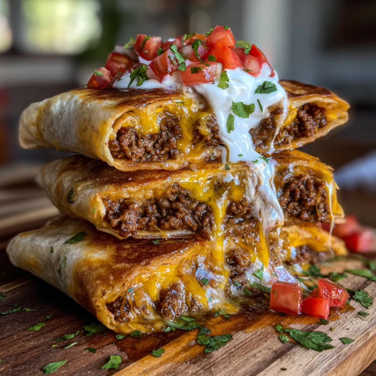 Beef & Cheese Chimichangas