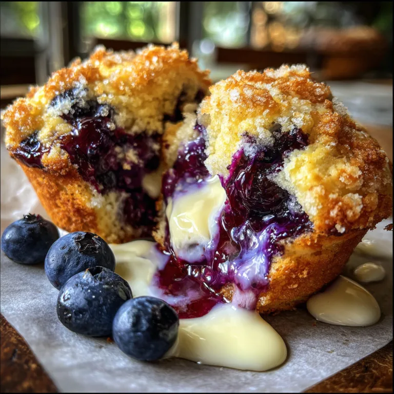Blueberry Cream Cheese Muffins