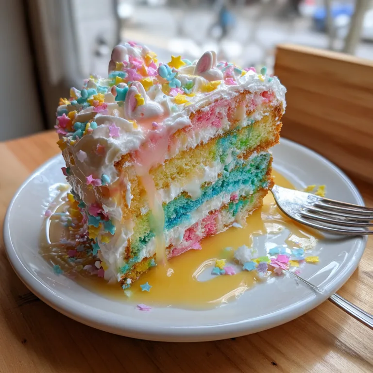 Easter Bunny Poke Cake