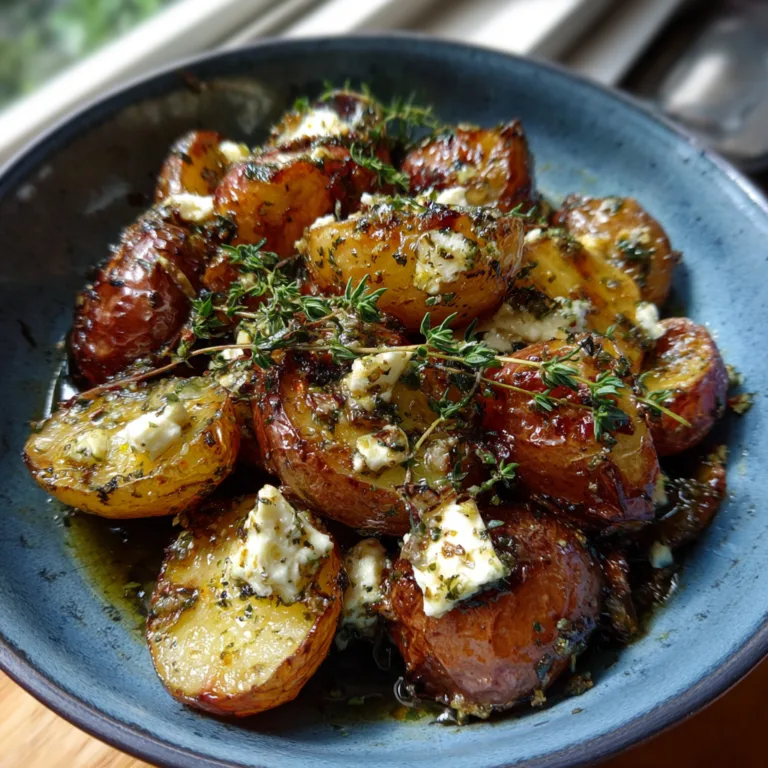 Garlic Feta Potatoes